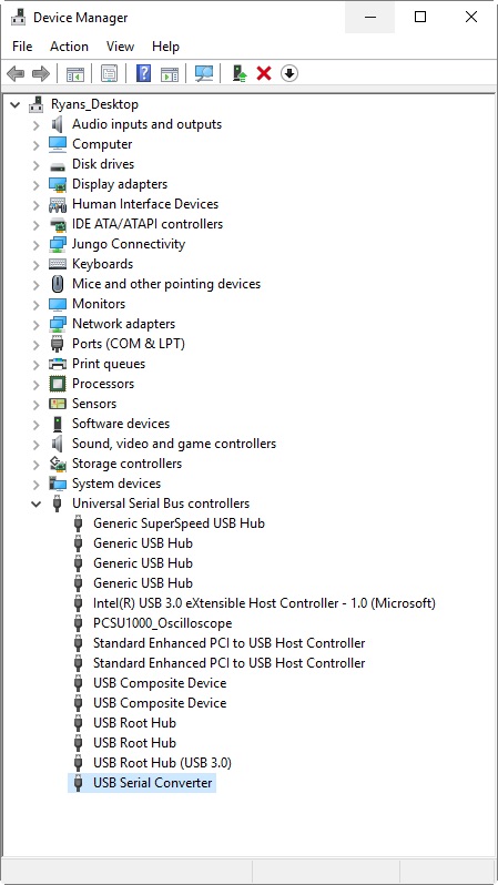 USB Serial Converter（USBシリアルコンバーター）