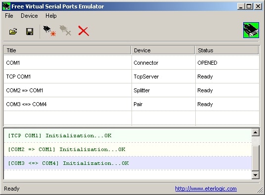 Virtual Serial Ports Emulator