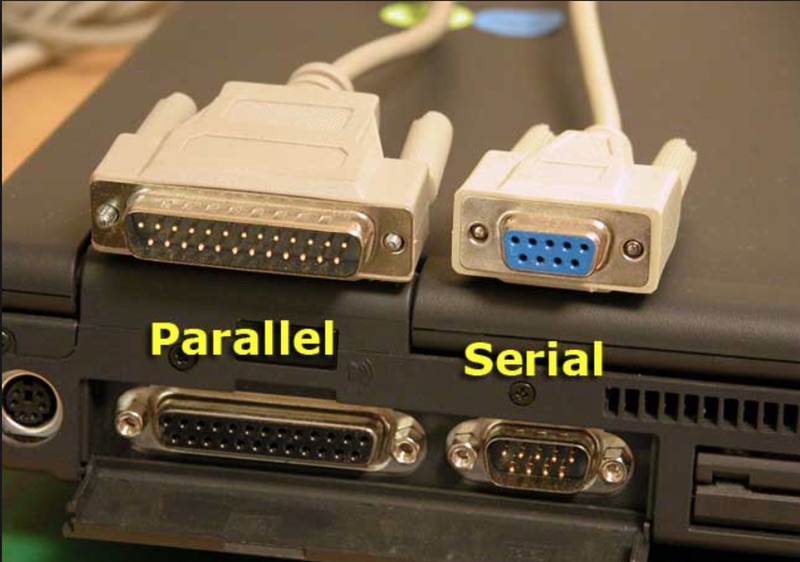 Porta serial vs porta paralela