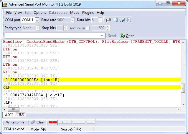 Serial Port Sniffer by AGG Software