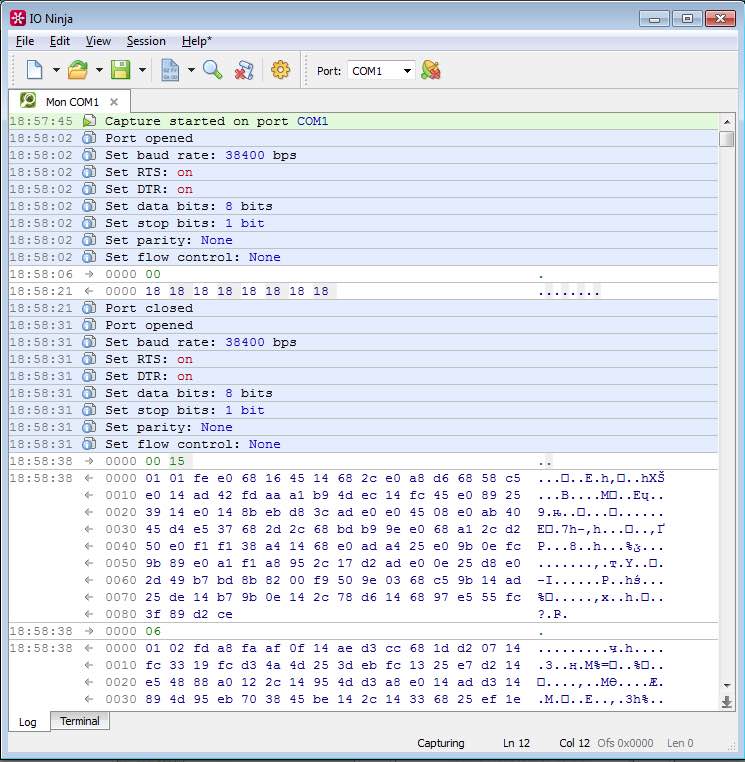 Serial Port Monitor für Linux