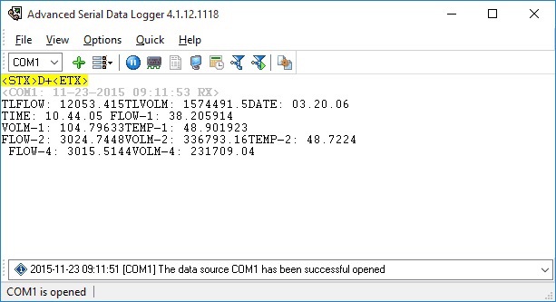 Serial Data Logger avanzado