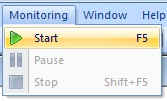 Click Start monitoring