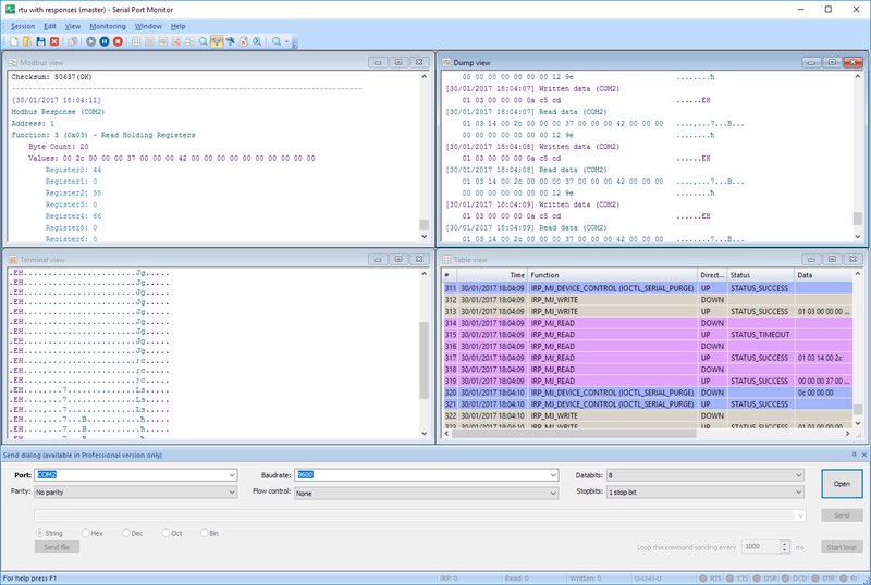 RS232 port Logger