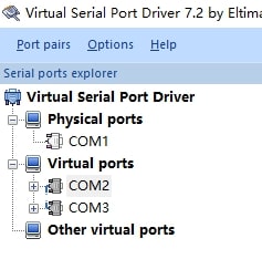 Create serial communication between PC and Android device