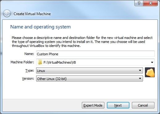 Criar uma máquina virtual