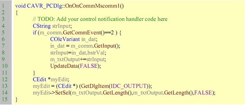 onComm onComm