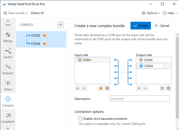 Description field