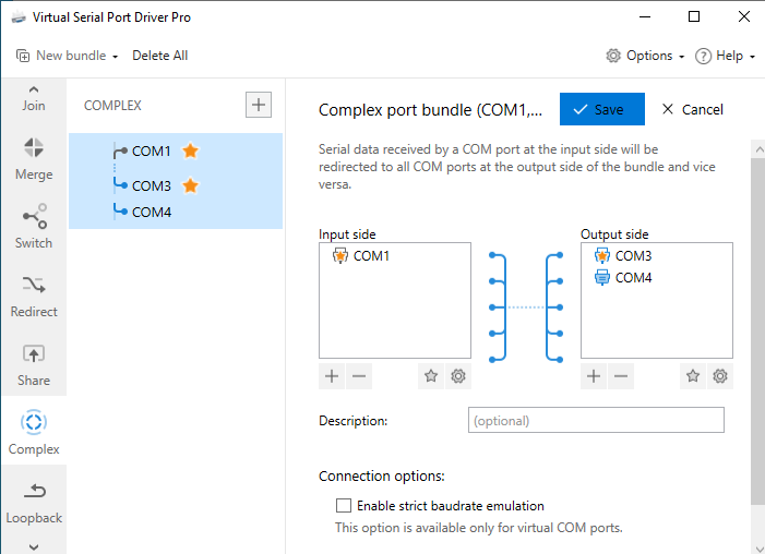 bundle settings panel