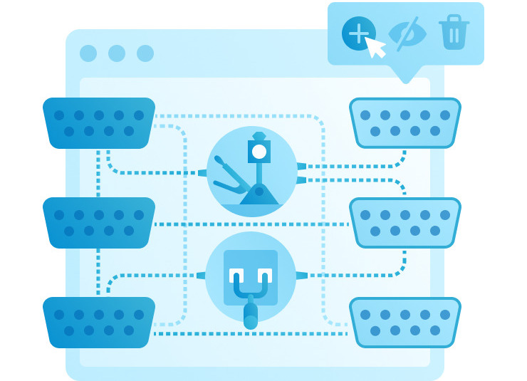 create, delete, and disable COM interfaces