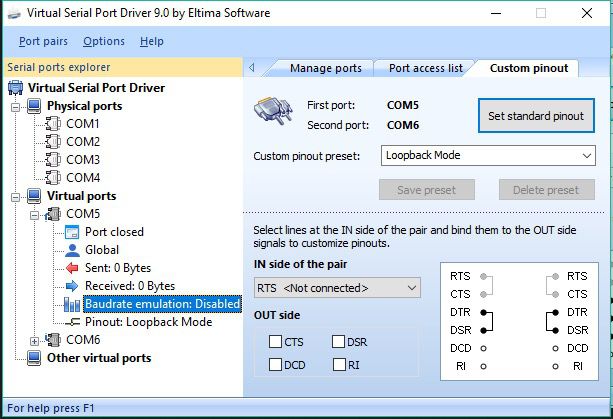 Custom pinout Custom pinout